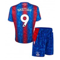 Crystal Palace Eddie Nketiah #9 Heimtrikotsatz Kinder 2024-25 Kurzarm (+ Kurze Hosen)